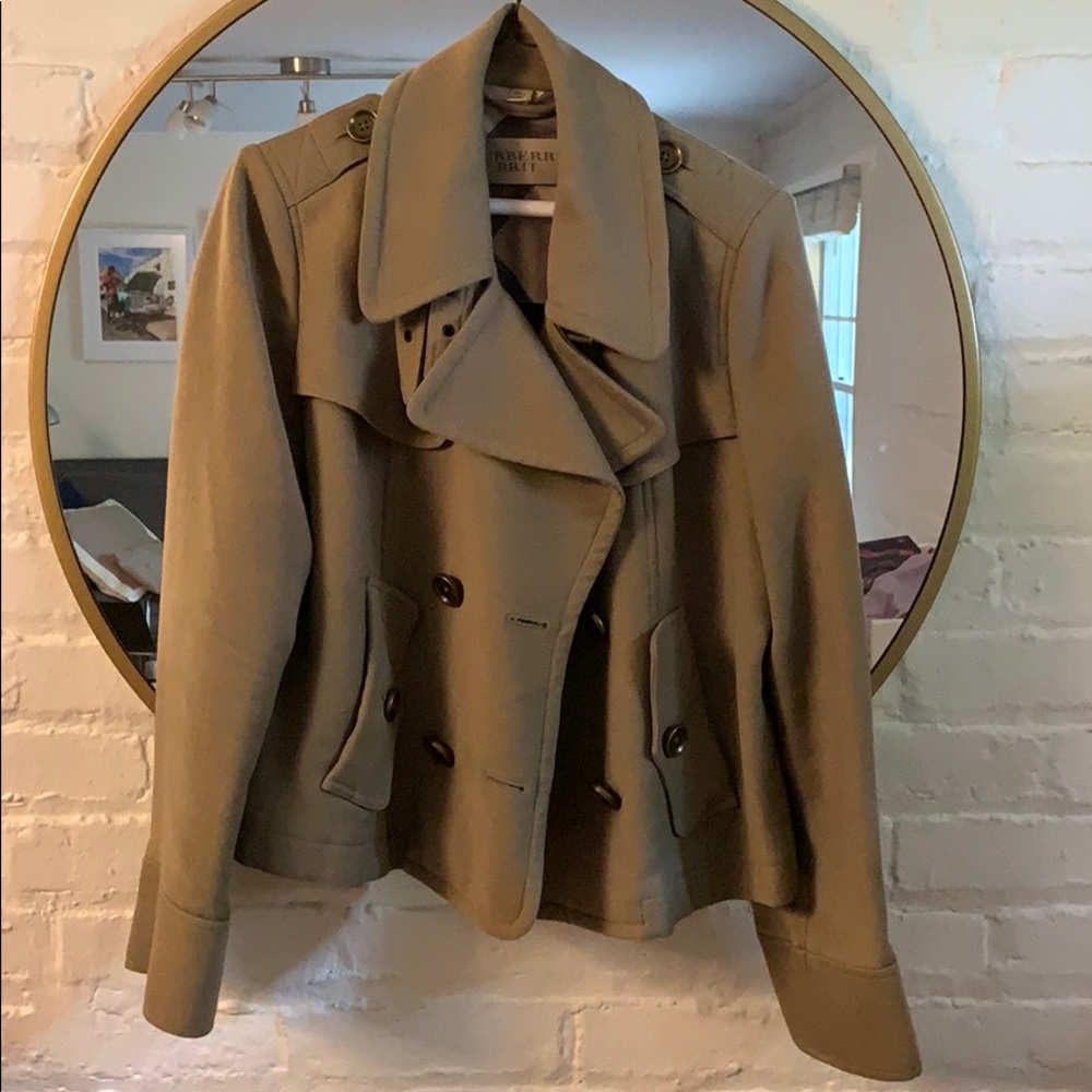 Olive/Green/Army Winter Moto Burberry Jacket